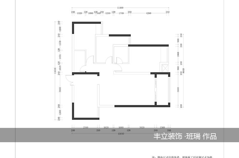 貴陽豐立裝飾-中大國際145㎡中式風格效果圖